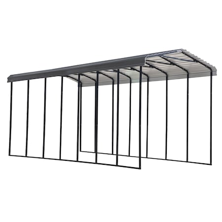 Arrow Storage Products Arrow Carport, 14x33x14, Charcoal CPHC143314